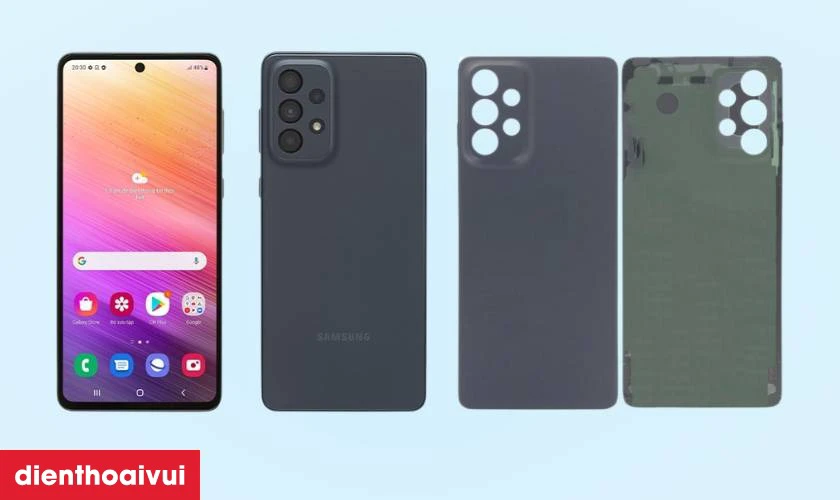 Thay k&iacute;nh lưng Samsung Galaxy A73