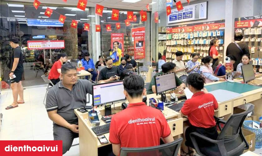 Quy trình thay kính lưng Samsung Galaxy M54 nhanh chóng tại Điện Thoại Vui