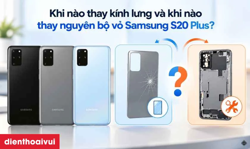 kính lưng Samsung S20 Plus