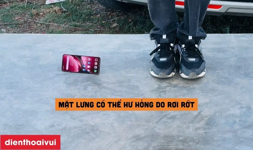Nguyên nhân khiến mặt lưng Vivo V50 Lite bị nứt vỡ, xuống cấp