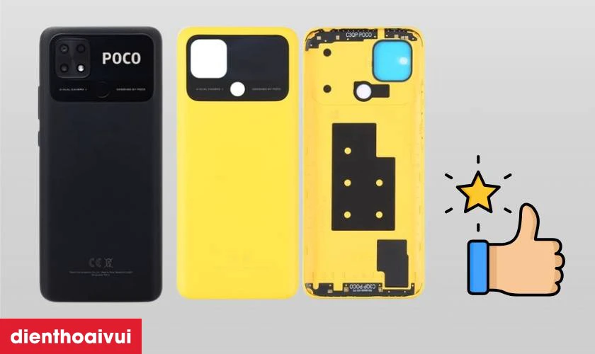 C&aacute;ch chọn loại nắp lưng Xiaomi Poco C40 chất lượng