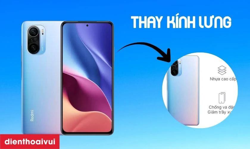 Thay kính lưng (nắp lưng) Xiaomi Redmi K40 Pro là gì?