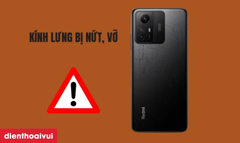 Trường hợp nào cần thay kính lưng Xiaomi Redmi Note 12S?
