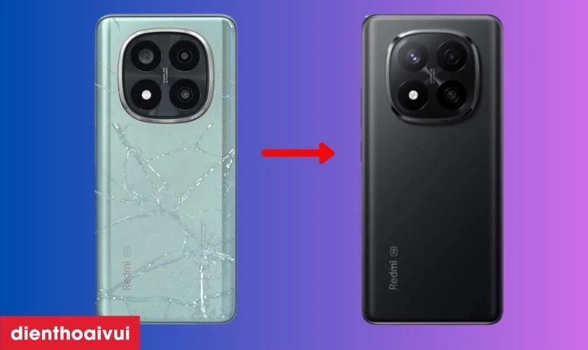 Thay k&iacute;nh lưng Xiaomi Redmi Note 14 Pro Plus l&agrave; g&igrave;?