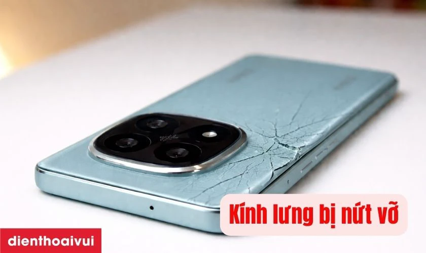 Dấu hiệu thay k&iacute;nh lưng Redmi Note 14 Pro Plus?