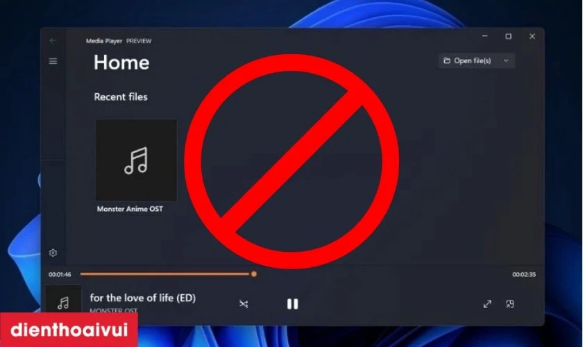 C&oacute; sự cố với tệp phương tiện Media Player