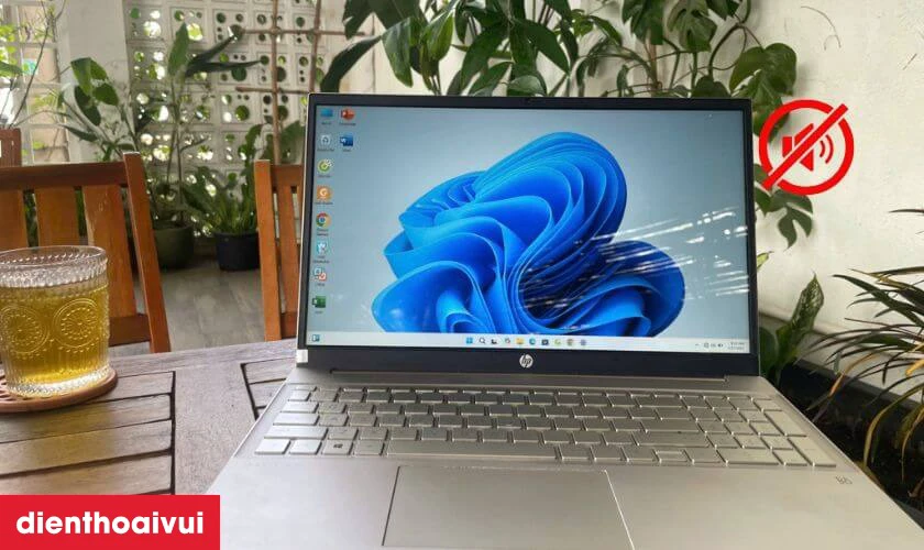 Dấu hiệu loa laptop HP Pavilion 15-EG bị hỏng