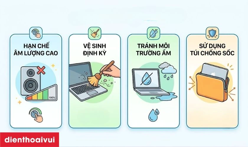 Sau khi thay loa HP ProBook 450 G4 cần lưu &yacute; g&igrave;?