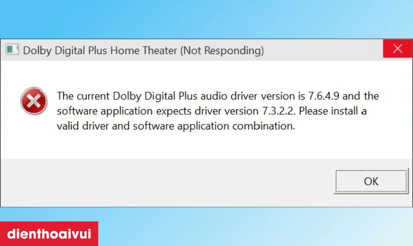 Laptop Lenovo b&aacute;o lỗi file audio