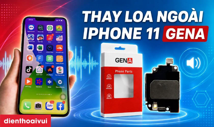 Thay loa ngo&agrave;i iPhone 11 ch&iacute;nh h&atilde;ng GENA l&agrave; g&igrave;?