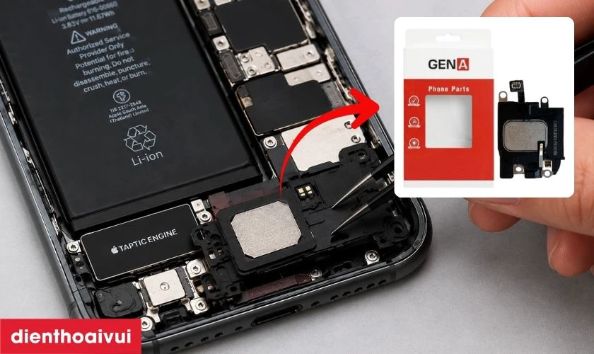 Thay loa ngoài iPhone 11 Pro chính hãng GENA là gì?
