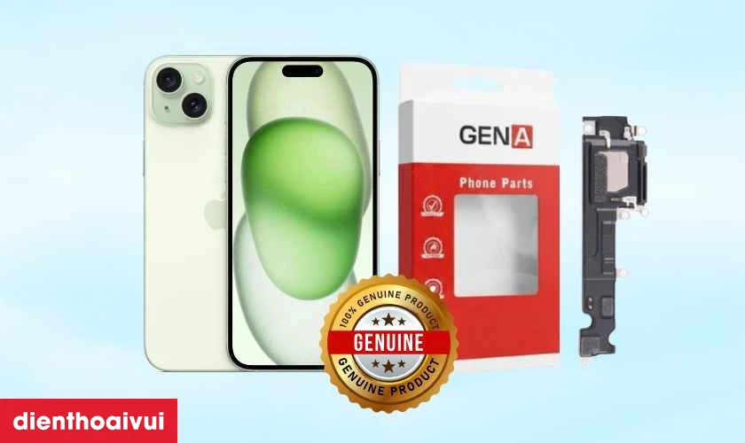 Thay loa ngoài iPhone 15 Plus chính hãng GENA
