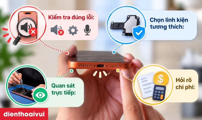 Cần lưu &yacute; g&igrave; khi thay loa ngo&agrave;i iPhone 17 Pro?