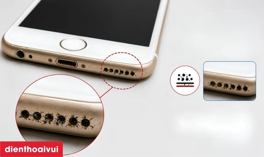 Nguy&ecirc;n nh&acirc;n khiến loa ngo&agrave;i iPhone 6 bị r&egrave;, hỏng
