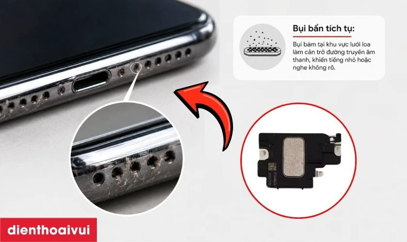 Nguy&ecirc;n nh&acirc;n khiến loa ngo&agrave;i iPhone X bị r&egrave;, hỏng