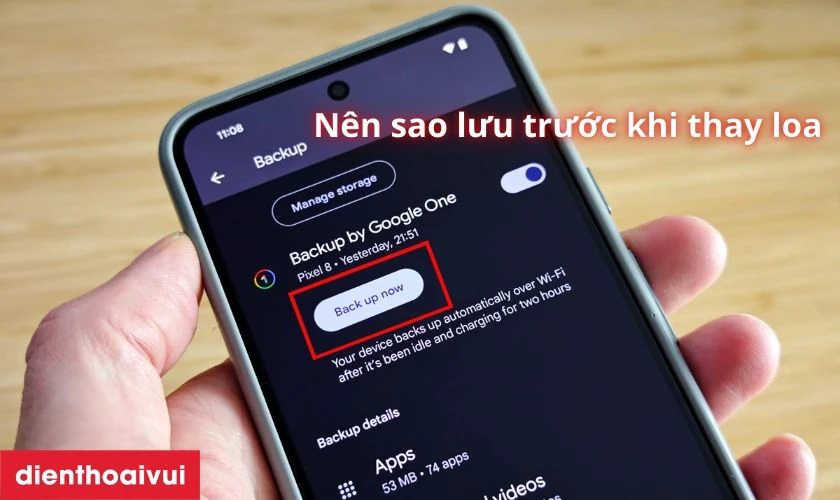 Thay loa ngoài Oppo A58 có ảnh hưởng gì đến dữ liệu không?