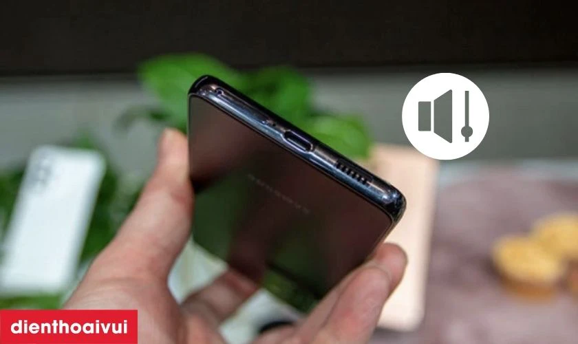 Nhận biết t&igrave;nh trạng hư loa ngo&agrave;i điện thoại Samsung A53 - &Acirc;m b&eacute;