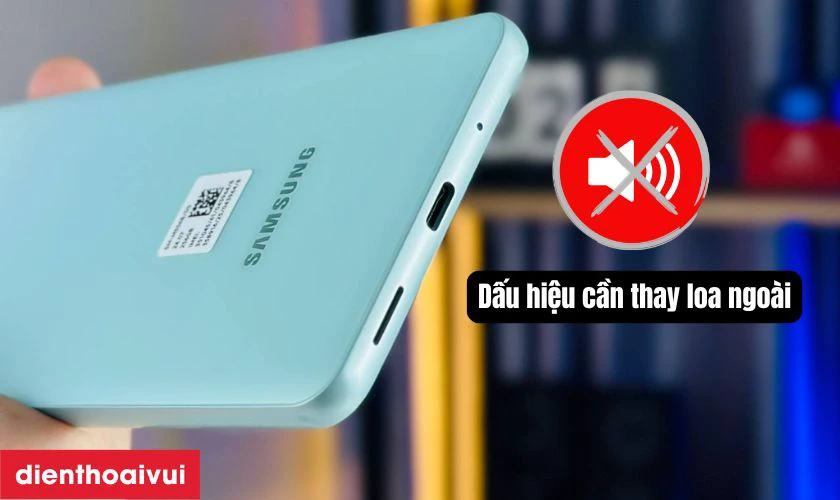 Dấu hiệu n&agrave;o cần thay loa ngo&agrave;i Samsung Galaxy M55?
