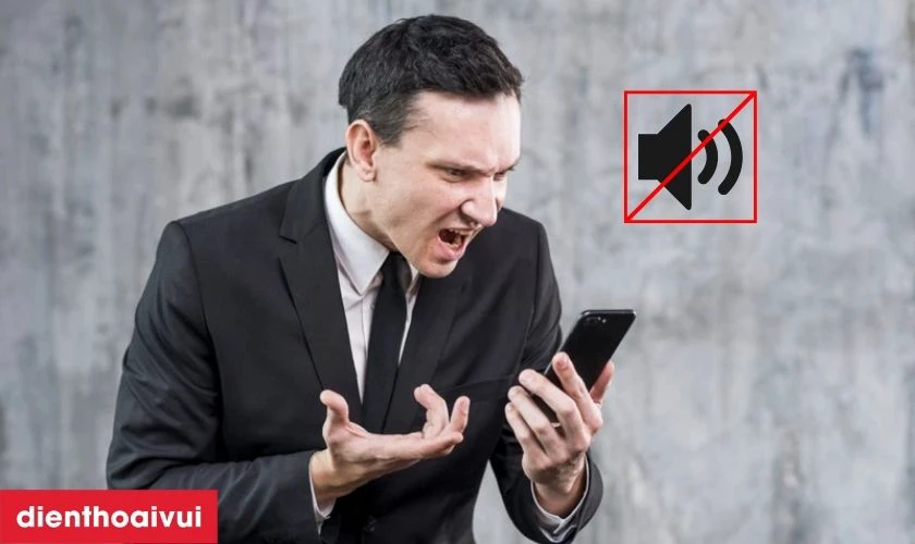 Điện thoại bị mất tiếng kh&ocirc;ng nghe được loa ngo&agrave;i