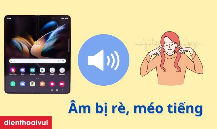 &Acirc;m thanh bị r&egrave; hoặc m&eacute;o