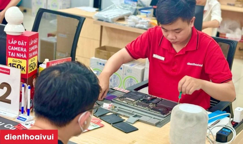 Quy tr&igrave;nh thay loa ngo&agrave;i Xiaomi Redmi 9T chuy&ecirc;n nghiệp, lấy liền tại Điện Thoại Vui