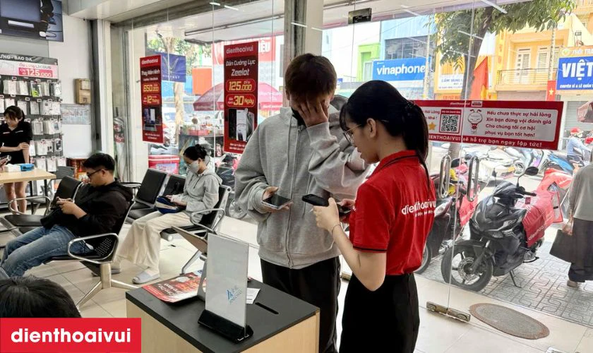 Tiếp nhận máy bị lỗi loa ngoài