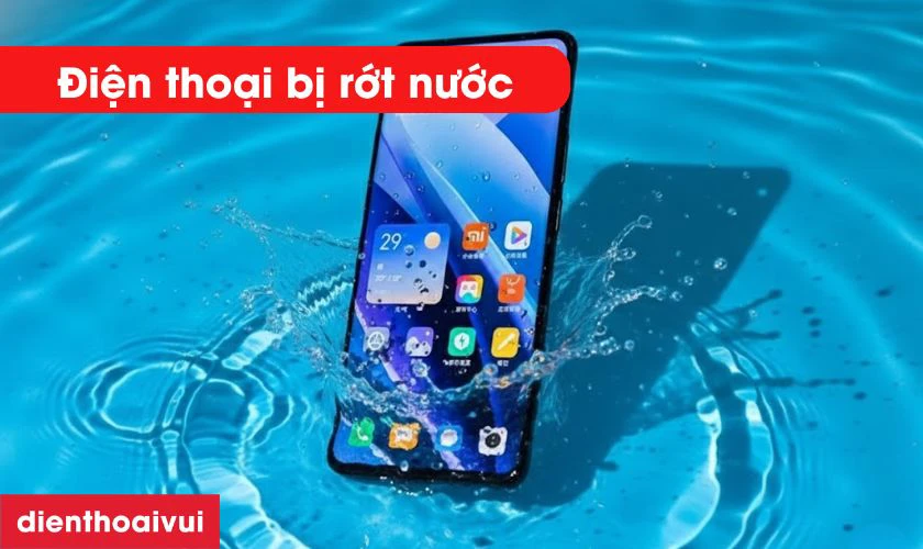 Rớt xuống nước c&oacute; thể l&agrave;m loa ngo&agrave;i r&egrave;
