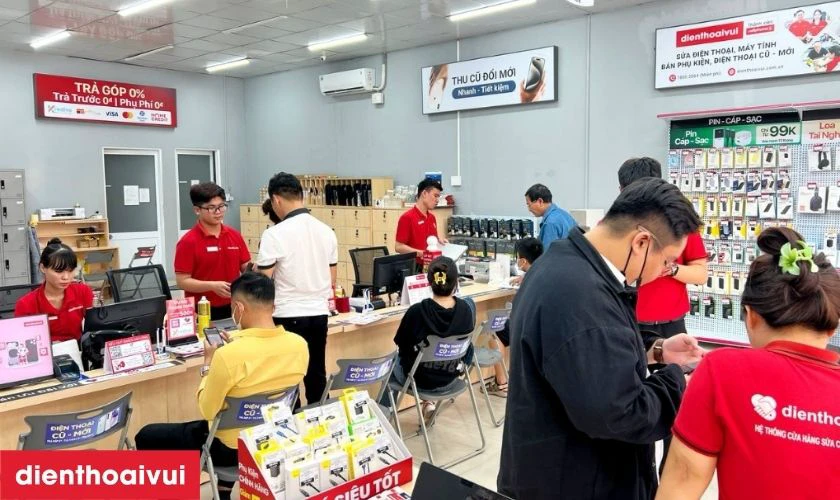 Quy tr&igrave;nh thay loa Samsung tại Điện Thoại Vui