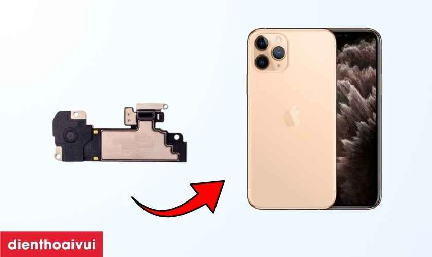 Thay loa trong iPhone 11 Pro Max l&agrave; g&igrave;?