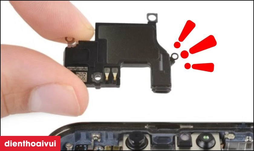 Những lưu &yacute; trước khi thay loa trong iPhone 13