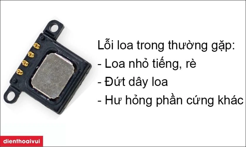 Khi n&agrave;o bạn cần thay loa trong iPhone?