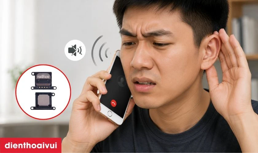 Dấu hiệu nhận biết cần thay loa trong iPhone 8 Plus