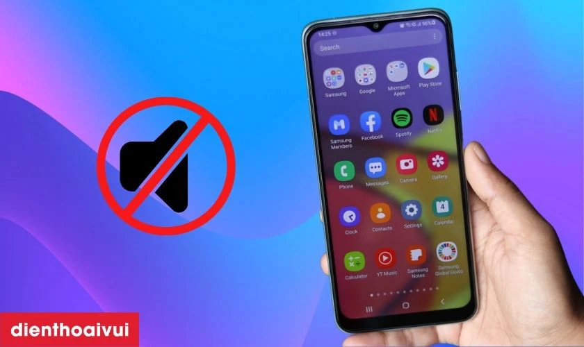 Dấu hiệu nhận biết t&igrave;nh trạng hư loa trong điện thoại Samsung A22
