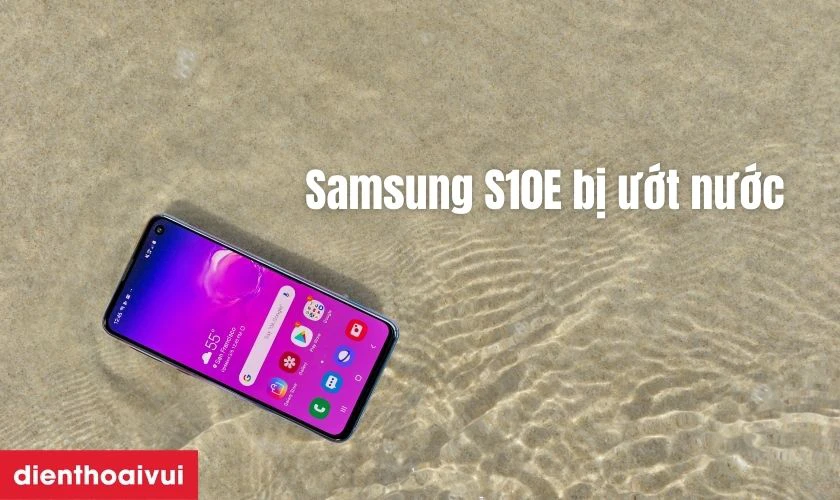 Nguy&ecirc;n nh&acirc;n điện thoại Samsung S10 bị hư loa trong thường gặp - Nước