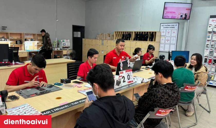Quy tr&igrave;nh thay loa trong Xiaomi chuy&ecirc;n nghiệp tại Điện Thoại Vui