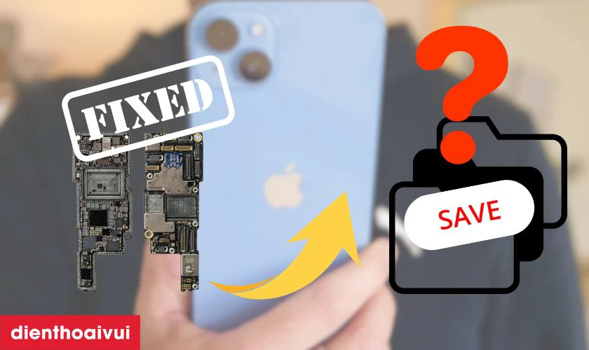 Thay main iPhone 14 c&oacute; l&agrave;m mất dữ liệu kh&ocirc;ng?
