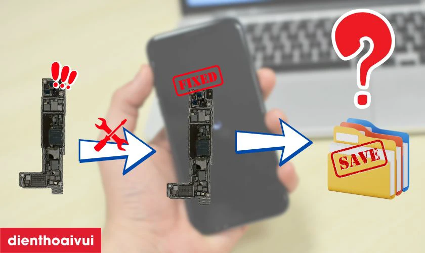 Thay main iPhone 14 Pro xong c&oacute; bị mất dữ liệu kh&ocirc;ng?