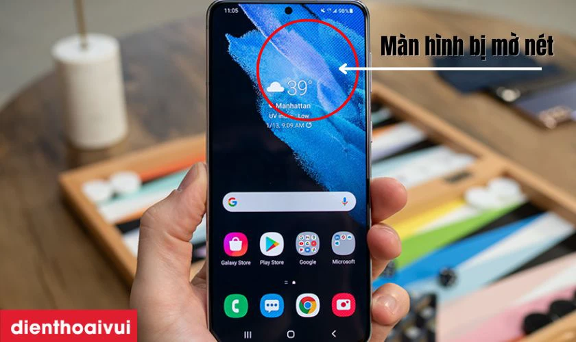Màn hình Vivo S10 bị mờ hoặc trắng xóa full màn hình