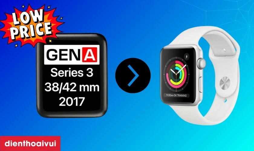 M&agrave;n h&igrave;nh linh kiện Apple Watch Series 3
