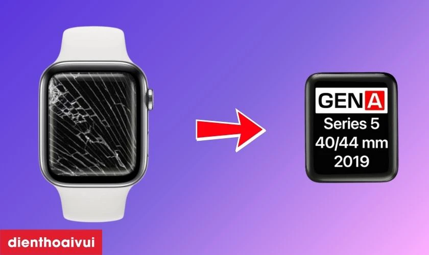 Giới thiệu m&agrave;n h&igrave;nh Apple Watch Series 5 ch&iacute;nh h&atilde;ng GENA