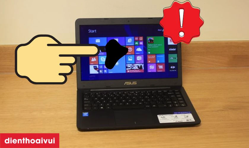 Dấu hiệu cần thay m&agrave;n h&igrave;nh laptop Asus E402MA