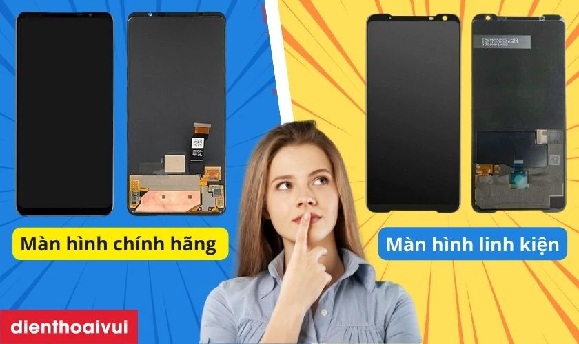C&aacute;c loại m&agrave;n h&igrave;nh Asus ROG Phone 5s hiện nay