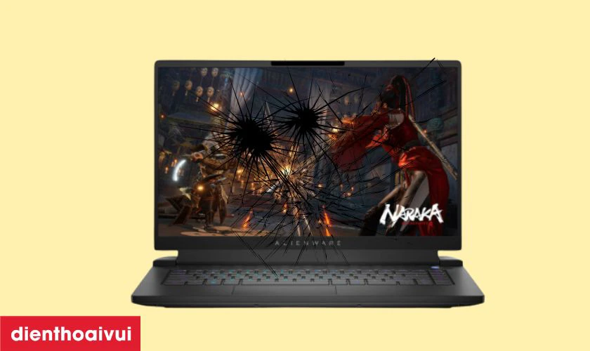 Dấu hiệu cần thay m&agrave;n h&igrave;nh laptop Dell Alienware M15 R7