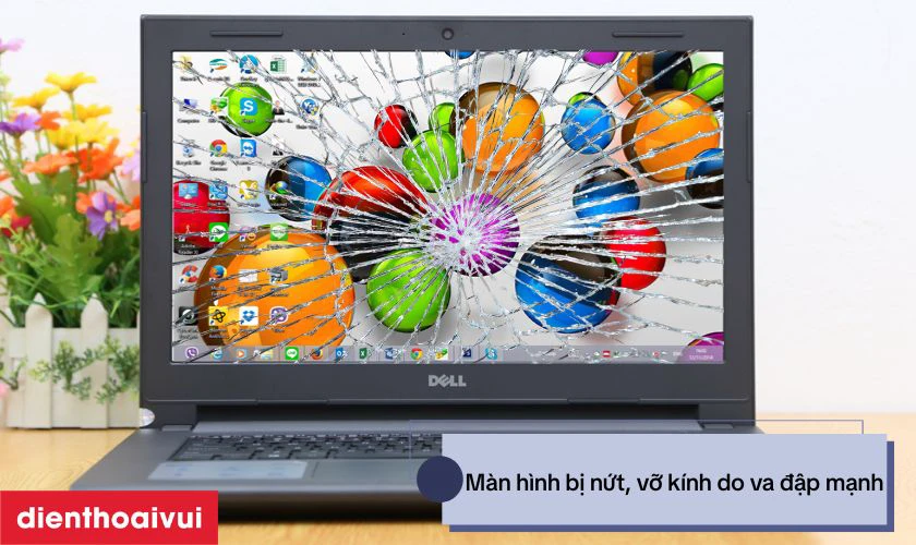 Dấu hiệu cần thay m&agrave;n h&igrave;nh laptop Dell Inspiron 3446