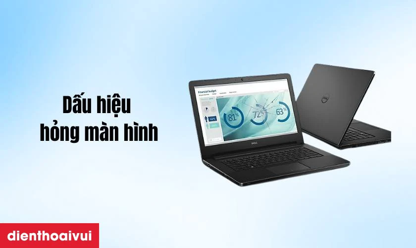 Dấu hiệu cần thay m&agrave;n h&igrave;nh laptop Dell Inspiron 3459