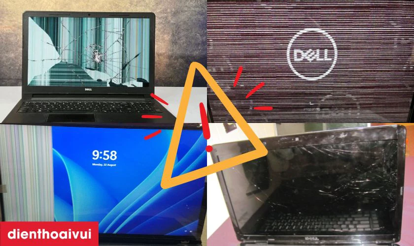 Dấu hiệu cần thay m&agrave;n h&igrave;nh Dell Precision 15 5560