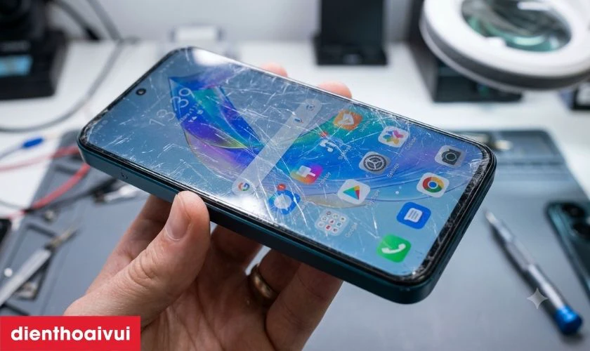 Trường hợp cần thay mặt k&iacute;nh Honor 90 Lite