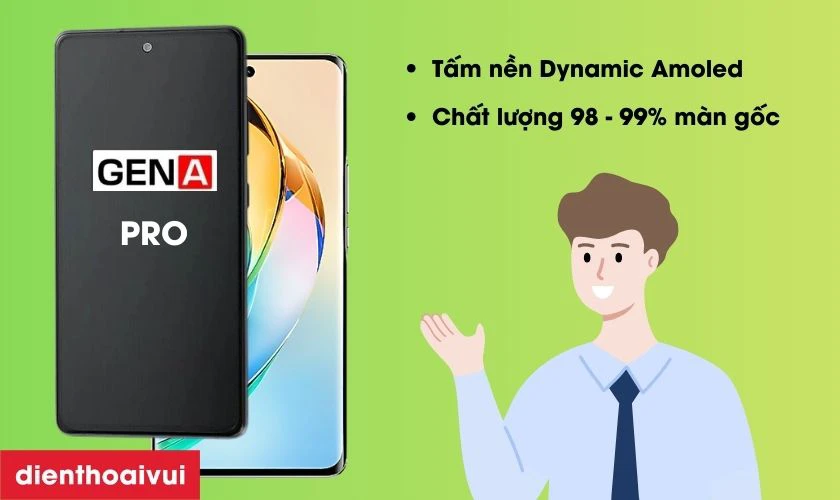 M&agrave;n h&igrave;nh Honor X50 ch&iacute;nh h&atilde;ng GENA loại Pro l&agrave; g&igrave;?