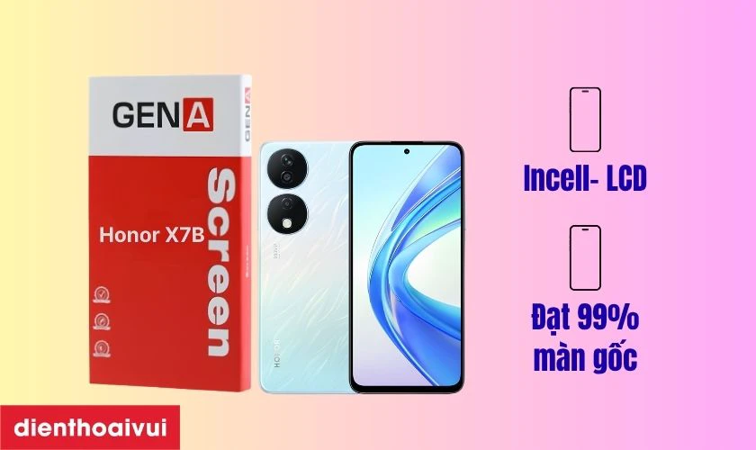 Giới thiệu m&agrave;n h&igrave;nh Honor X7B ch&iacute;nh h&atilde;ng GENA loại Pro