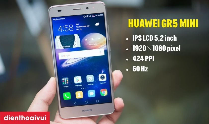 Giới thiệu màn hình Huawei GR5 Mini